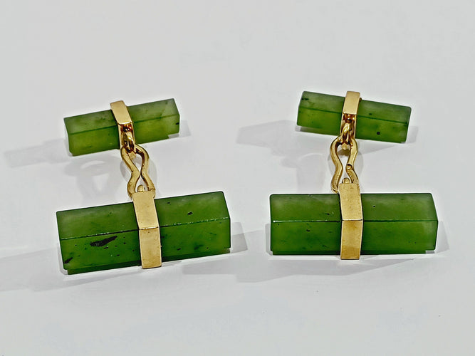 Boutons de manchette Boutons De Manchette Or Et Jade 58 Facettes 3083/1