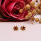 Boucles d'oreilles Boucles d’oreilles étoile Or jaune Rubis 58 Facettes