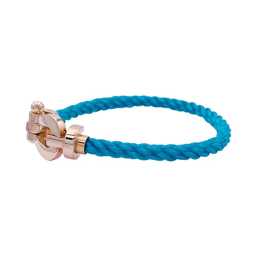Bracelet Bracelet Fred, "Force 10", or rose et acier. 58 Facettes 32377