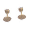 Boucles d'oreilles Puces d'oreilles en or jaune, diamants. 58 Facettes 31965