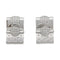 Broche Broches Tank en or blanc et diamants. 58 Facettes 31631