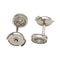 Boucles d'oreilles Puces Tiffany & Co., "Mini Circlet", platine et diamants. 58 Facettes 31870