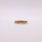 Bague Alliance demi-tour or jaune et diamants serti rail 58 Facettes