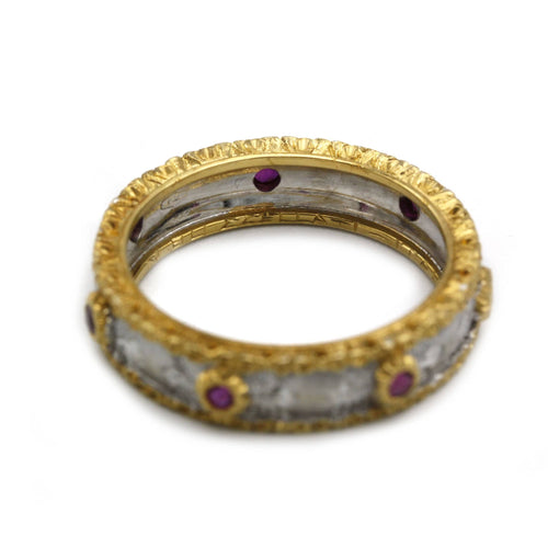 Bague 52 BUCCELLATI - Bague "Macri Capri Eternelle" Rubis 58 Facettes 230341R
