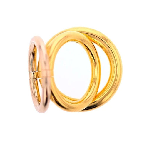 Bague 54.5 Bague signée POMELLATO 2 ors 25.31 g 58 Facettes 194068