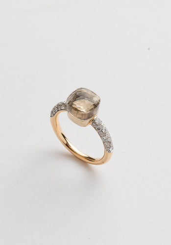 Bague 54 Bague POMELLATO Nudo PM Or Blanc 750/1000 58 Facettes 64598-61068