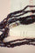 Collier Sautoir fermoir main en or et perles de grenat 58 Facettes