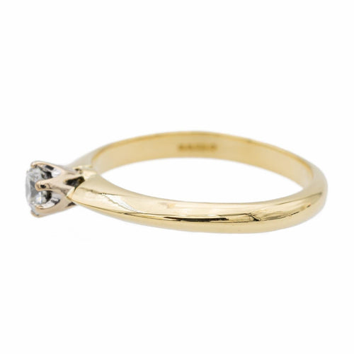 Bague 48 bague solitaire or jaune diamant 58 Facettes 2621606CN