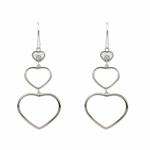 Boucles d'oreilles Chopard Boucles d'oreilles Or blanc Diamant 58 Facettes 2549312CN