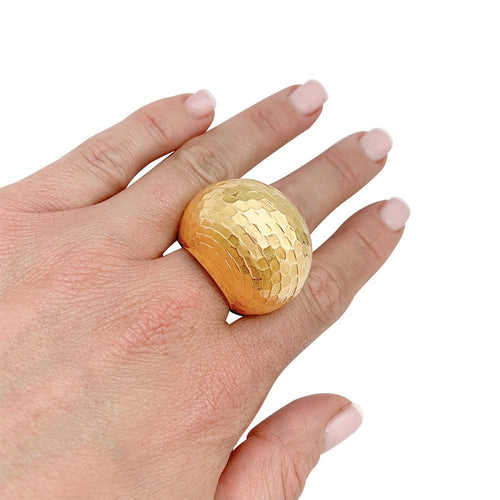 Bague 53 Bague Pomellato, "Duna", or jaune. 58 Facettes 31406
