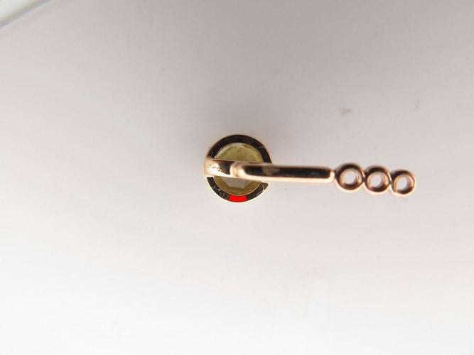 Boucles d'oreilles boucles d'oreilles POIRAY lolita en or 18k peridot 58 Facettes 256927