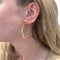 Boucles d'oreilles Boucles d'oreilles Chanel, "Profil de Camélia", or jaune. 58 Facettes 32184