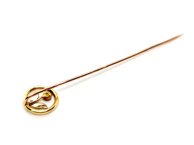 Broche Broche Epingle Or jaune Emeraude 58 Facettes 1254360CN