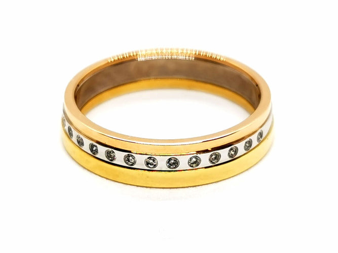 Bague 51 Bague Alliance Or jaune Diamant 58 Facettes 1186420CN