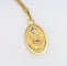 Pendentif Médaille Amour ovale Plus qu’hier moins que demain, Augis 58 Facettes 529