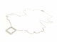 Collier Collier Or blanc Diamant 58 Facettes 579211RV