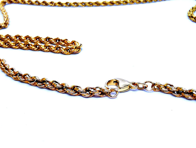 Collier Collier Maille torsadée Or jaune 58 Facettes 876341CD