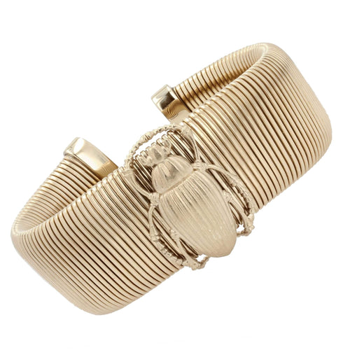Bracelet Bracelet scarabée vermeil 58 Facettes N23BR1299