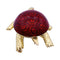 Broche Broche Boucheron, "Tortue", or jaune, émail, rubis. 58 Facettes 33291