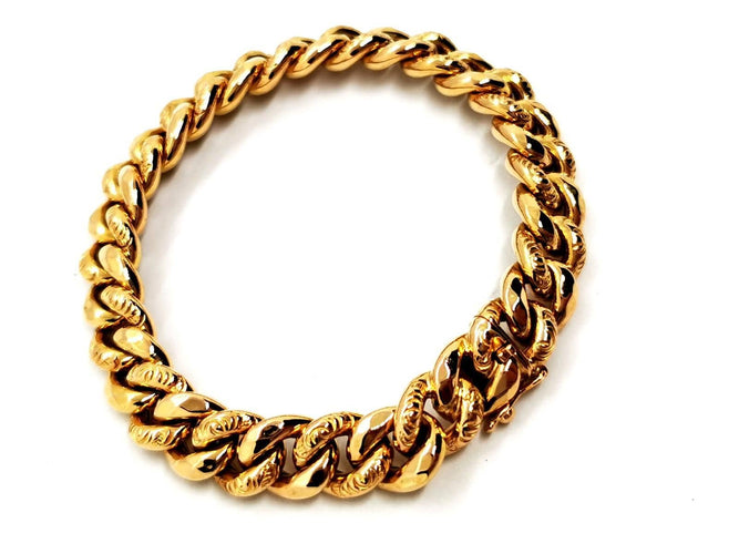 Bracelet Bracelet Maille gourmette Or jaune 58 Facettes 1751325CN