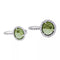 Boucles d'oreilles Boucles d'oreilles Pomellato "Colpo di Fulmine", or blanc, péridots, diamants. 58 Facettes 32766