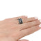 Bague 52 Bague Chanel, modèle "Ultra", en or blanc, céramique noire et diamants. 58 Facettes 31664