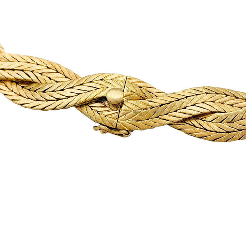 Collier Collier Buccellati, tresse en or jaune. 58 Facettes 31638