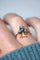 Bague trèfle chrysobéryl oeil de chat et diamants 58 Facettes