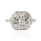 Bague 57 Bague art déco diamants 58 Facettes 21-726