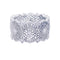 Bague 53 Bague Buccellati, "Tulle", or blanc, diamants. 58 Facettes 32701