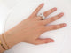 Bague 49 bague POIRAY tresse 4 rangs en or blanc 18k 128 diamants 2.3ct 58 Facettes 253649