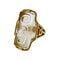 Bague 52 Bague Lalaounis or jaune, cristal de roche. 58 Facettes 30961