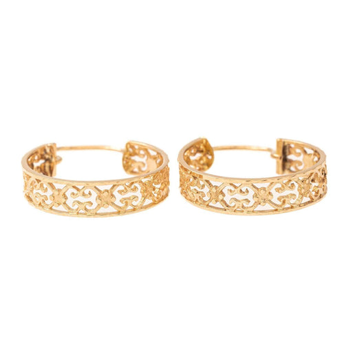 Boucles d'oreilles Boucles d'oreilles Créoles Or Rose 58 Facettes 2270815CN