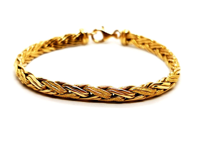 Bracelet Bracelet Maille palmier Or jaune 58 Facettes 1167359CD