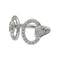 Bague 52 Bague Hermès, "Nausicaa", or blanc, diamants. 58 Facettes 30843