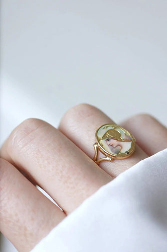 Bague Bague Athéna émail 58 Facettes