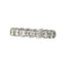 Bague 52 Alliance or blanc et diamants. 58 Facettes 31103