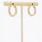 Boucles d'oreilles Boucles d'oreilles créoles or jaune 58 Facettes APEB1