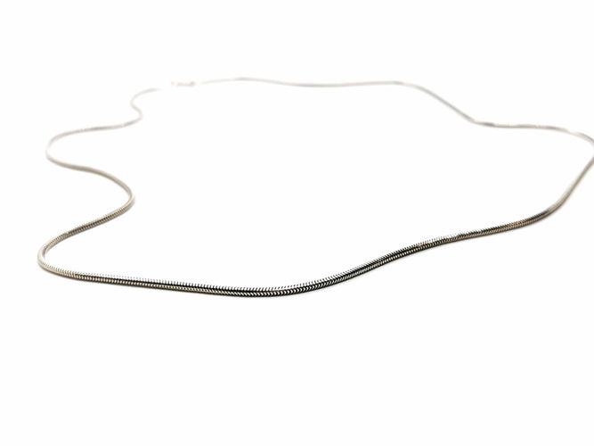 Collier Collier Maille serpentine Or blanc 58 Facettes 1145662CD