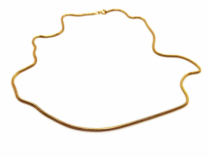 Collier Collier Maille serpentine Or jaune 58 Facettes 1145876CD