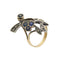 Bague 53 Bague vintage diamants et saphirs 58 Facettes 31154