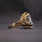 Bague 52 Bague cocktail  Or jaune Aigue-marine 58 Facettes