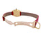 Montre Montre Cartier, "Baignoire", or jaune, cuir. 58 Facettes 32583