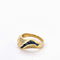 Bague Bague en or jaune diamants et saphirs 58 Facettes 5629