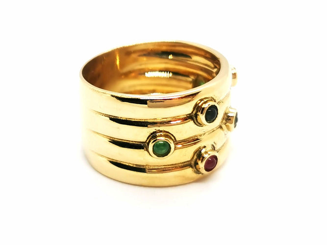 Bague 56 Bague Or jaune Rubis 58 Facettes 979600CN