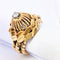 Bague Bague dôme motifs floraux en or jaune et diamant 58 Facettes 5619