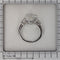 Bague 52 Bague de fiançailles Or blanc & diamants 58 Facettes 22294-0064