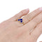 Bague 53 Bague Poiray, "L'attrape-coeur", or jaune, lapis lazuli. 58 Facettes 33210