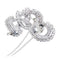 Clip Clip J.Lacloche, "Volutes", platine, or blanc, diamants. 58 Facettes 32373
