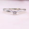 Bague Solitaire diamant serti 4 griffes sur or blanc 58 Facettes